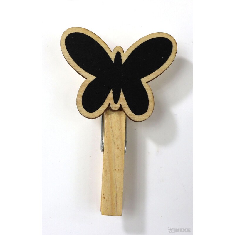 KOLÍČEK TABULE 5x4cm 6ks*ČERNÁ