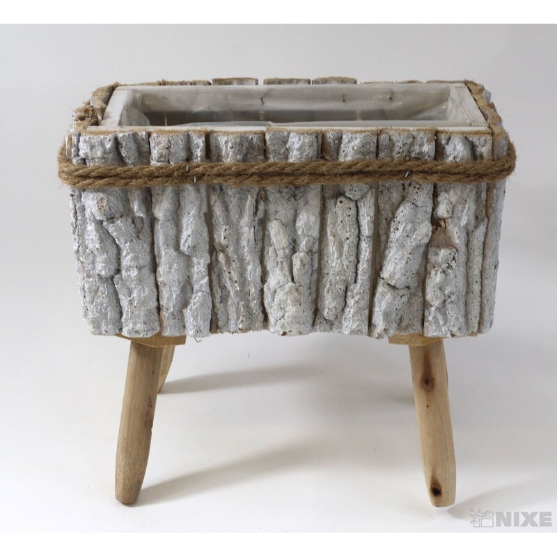 OBAL KŮRA STOJAN 20x09x11cm*BÍLÁ