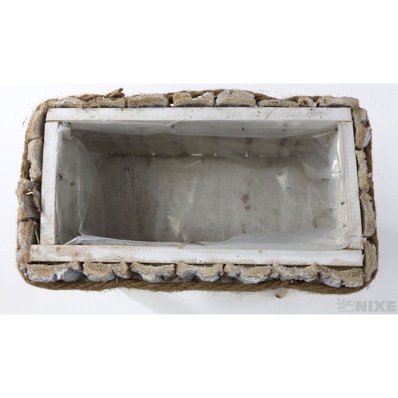 OBAL KŮRA STOJAN 20x09x11cm*BÍLÁ