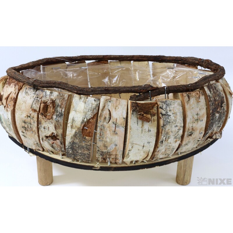 OBAL KŮRA STOJAN 25x10x08cm*PŘÍRODNÍ