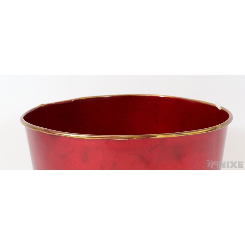 PLECHOVÝ OBAL 15x15cm*ČERVENÁ