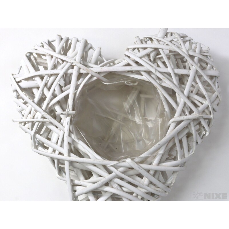 OBAL SRDCE PROUTÍ 22x28x05cm*BÍLÁ