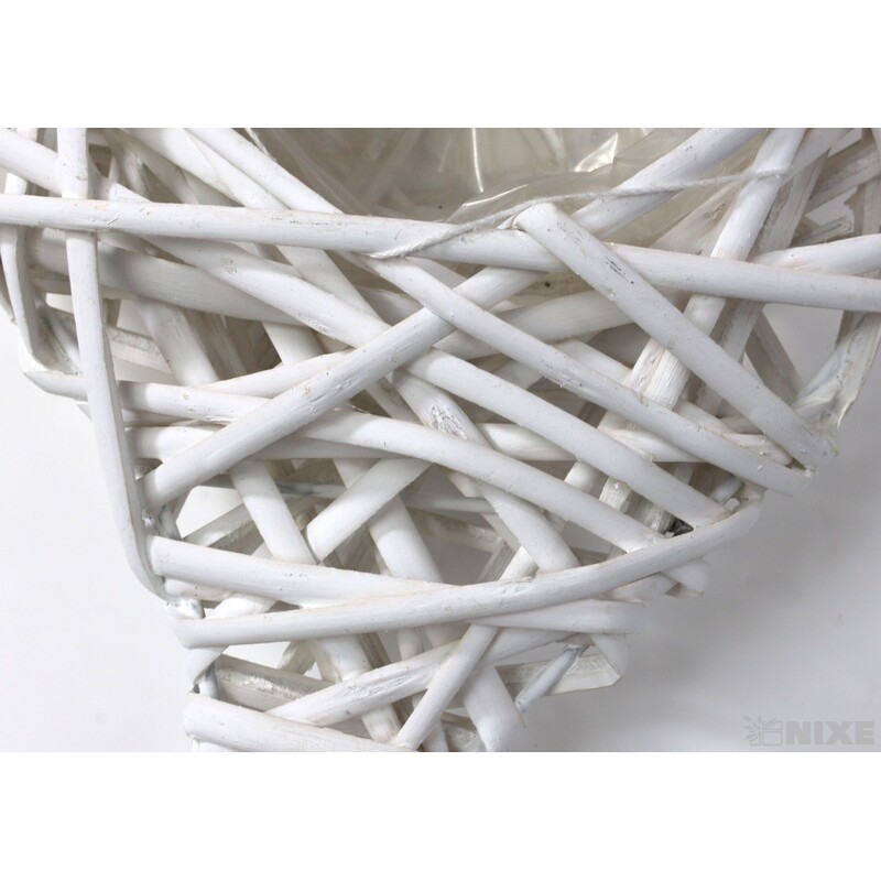 OBAL SRDCE PROUTÍ 22x28x05cm*BÍLÁ