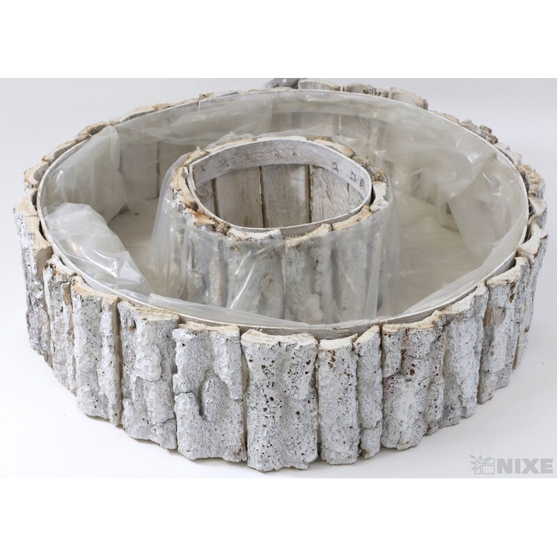 OBAL KŮRA KOLO 32x08cm*BÍLÁ