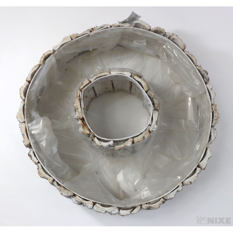 OBAL KŮRA KOLO 32x08cm*BÍLÁ