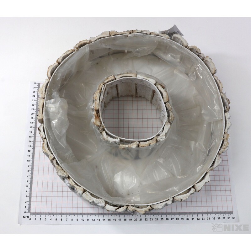 OBAL KŮRA KOLO 32x08cm*BÍLÁ