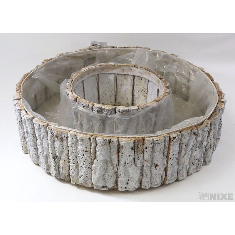 OBAL KŮRA KOLO 37x09cm*BÍLÁ