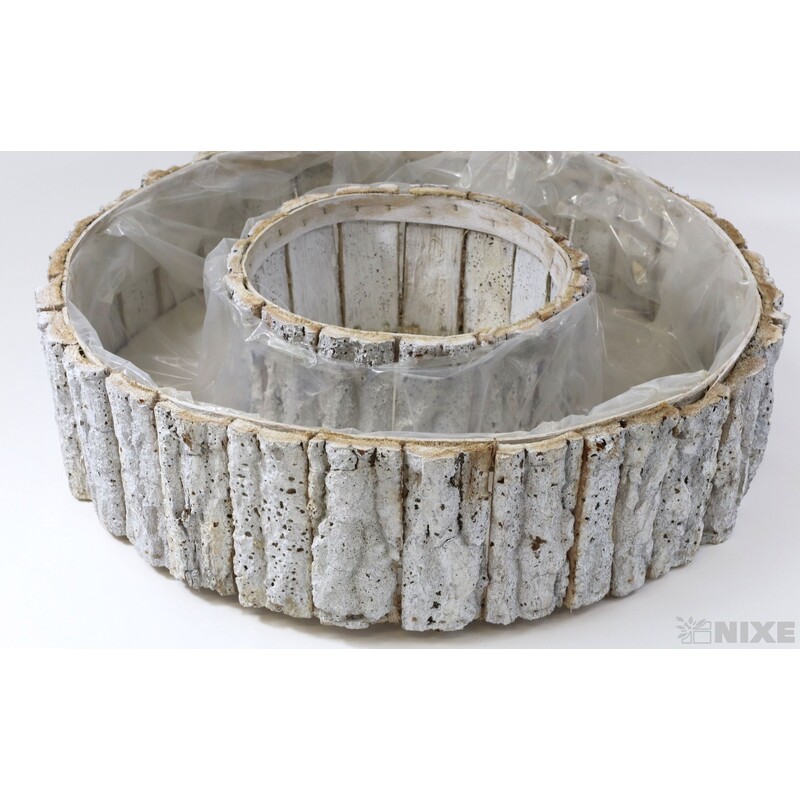 OBAL KŮRA KOLO 37x09cm*BÍLÁ