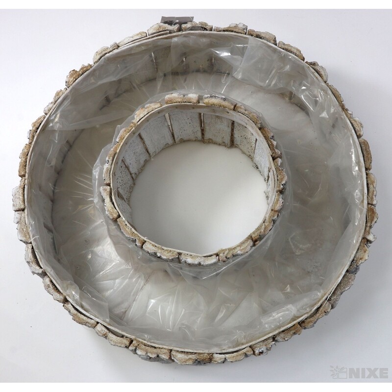 OBAL KŮRA KOLO 37x09cm*BÍLÁ