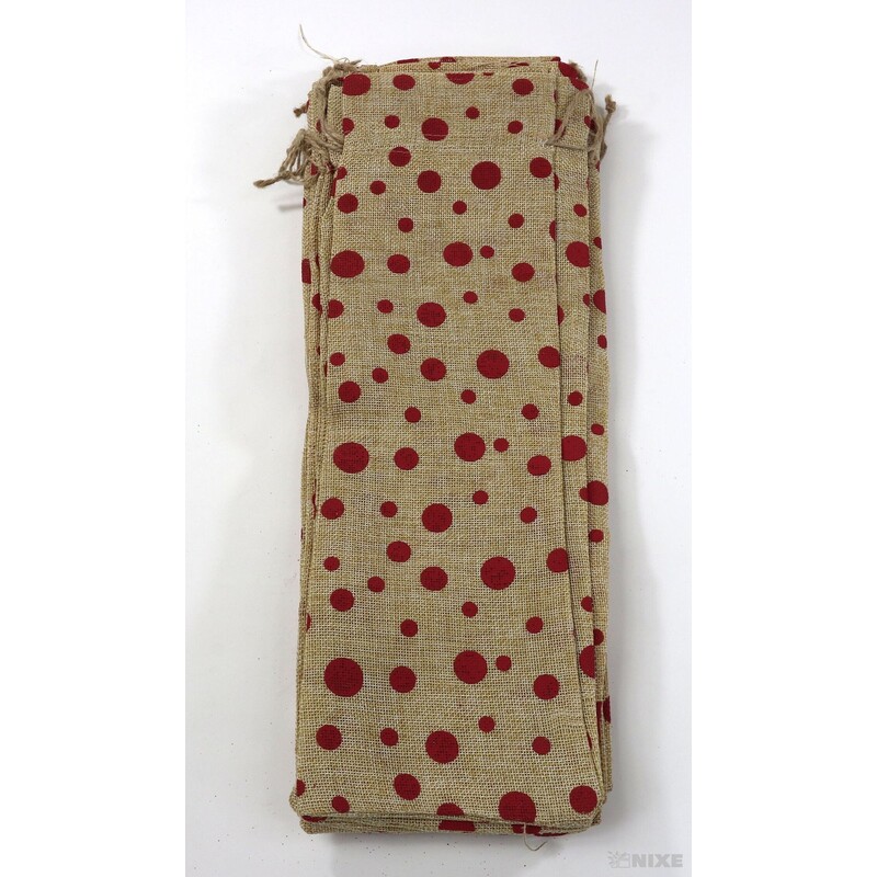 SÁČEK DEKORAČNÍ JUTA 12ks*ZLATÁ