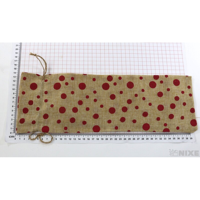 SÁČEK DEKORAČNÍ JUTA 12ks*ZLATÁ