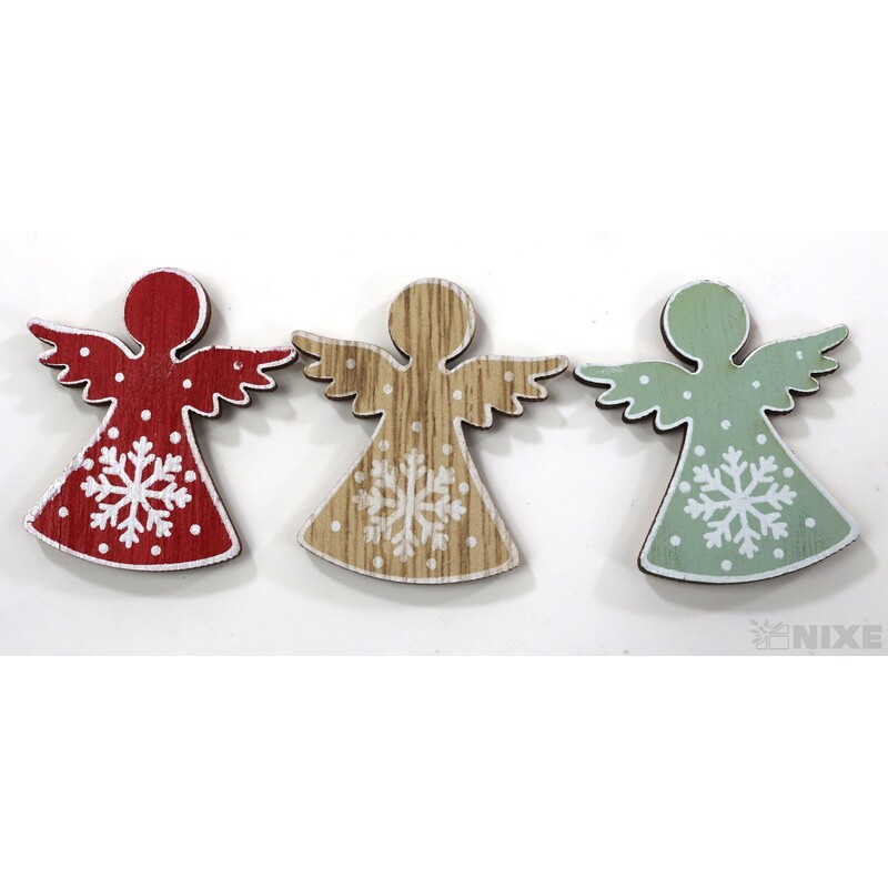 ANDĚL D NALEP 4,5cm 12ks*MIX BAREV