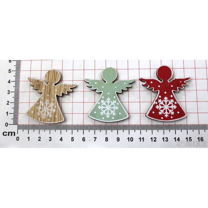 ANDĚL D NALEP 4,5cm 12ks*MIX BAREV