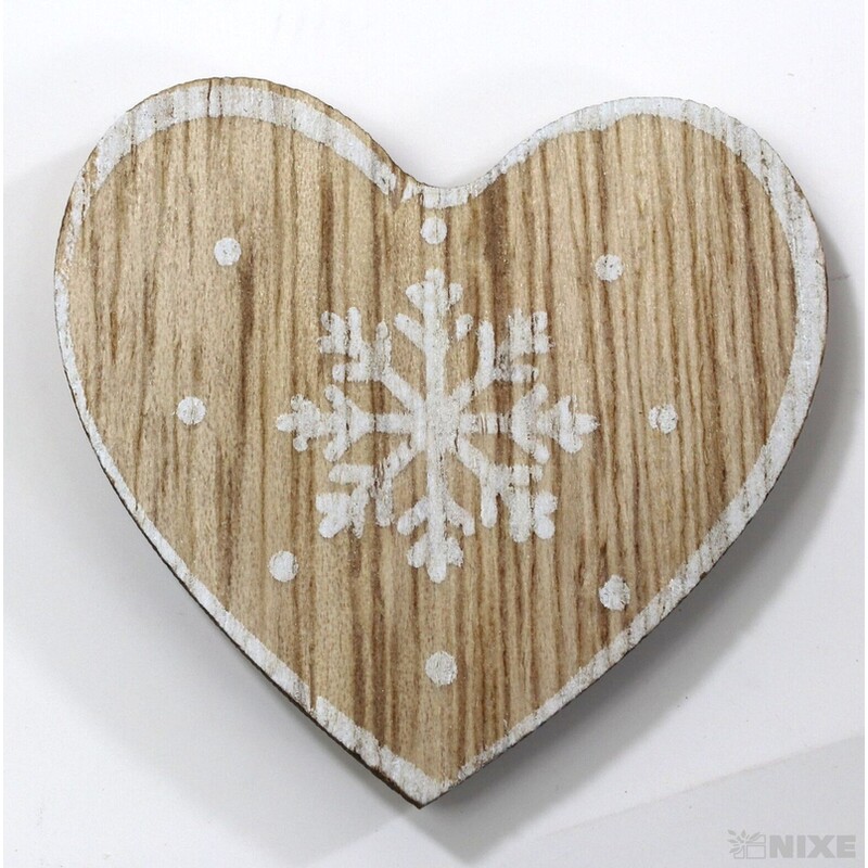 SRDCE D NALEP 4,5cm 12ks*MIX BAREV