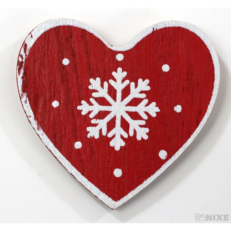 SRDCE D NALEP 4,5cm 12ks*MIX BAREV