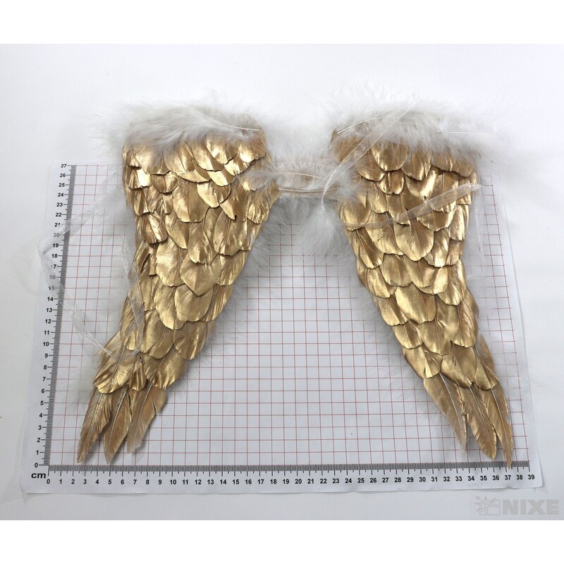 ANDĚLSKÁ KŘÍDLA 37x34cm*ZLATÁ