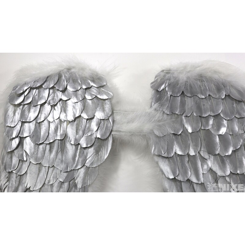 ANDĚLSKÁ KŘÍDLA 49x34cm*STŘÍBRNÁ