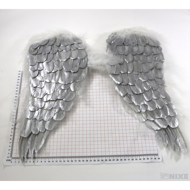 ANDĚLSKÁ KŘÍDLA 49x34cm*STŘÍBRNÁ