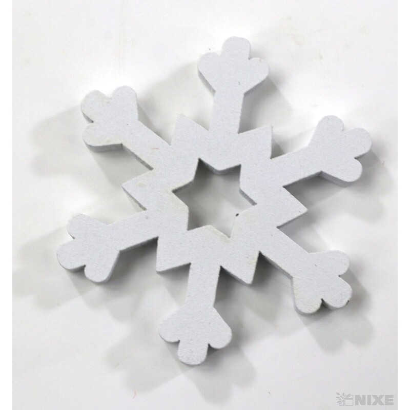 VÁNOCE MIX 4x3cm 10ks*BÍLÁ