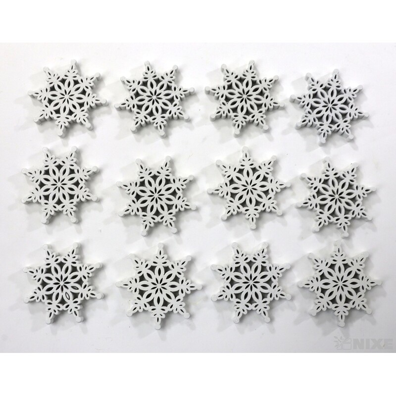 VLOČKA 4cm 12ks*BÍLÁ