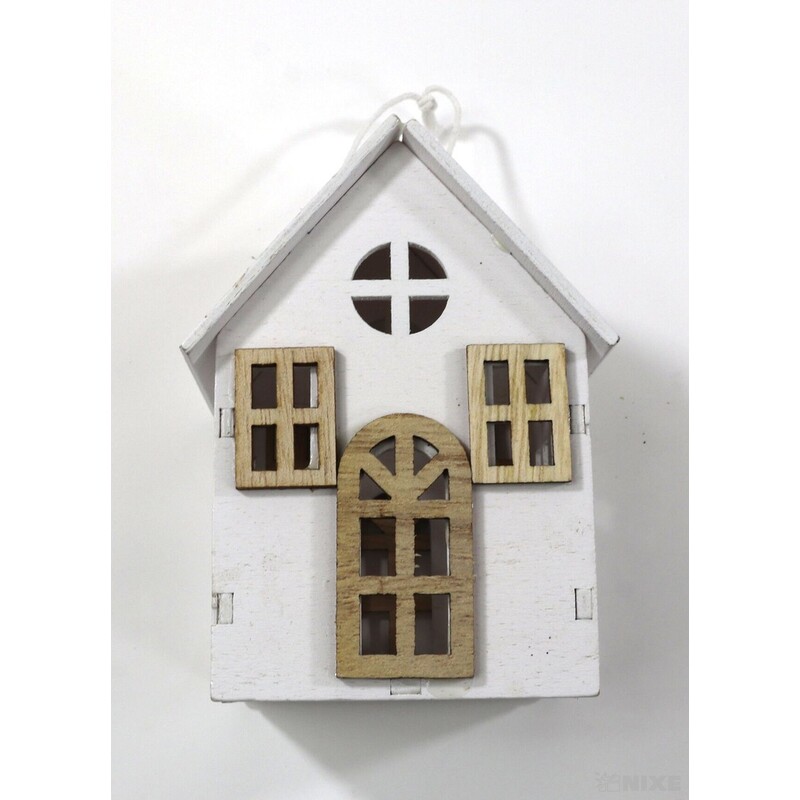 ZÁVĚS DOMEČEK 10cm*BÍLÁ