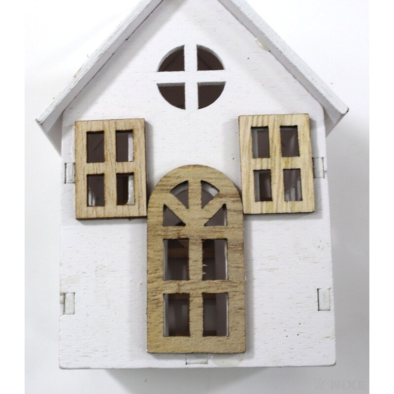 ZÁVĚS DOMEČEK 10cm*BÍLÁ