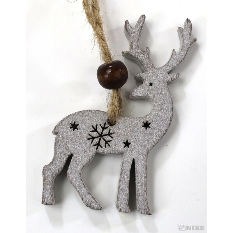 ZÁVĚS VÁNOCE MIX 5cm 6ks*