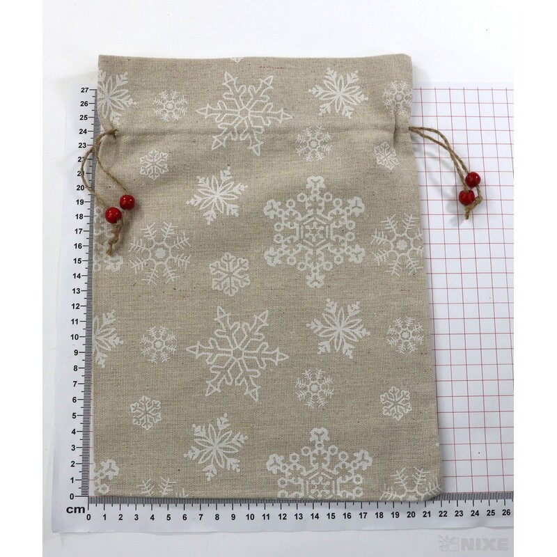 SÁČEK DEKORAČNÍ 21x30cm*BÍLÁ