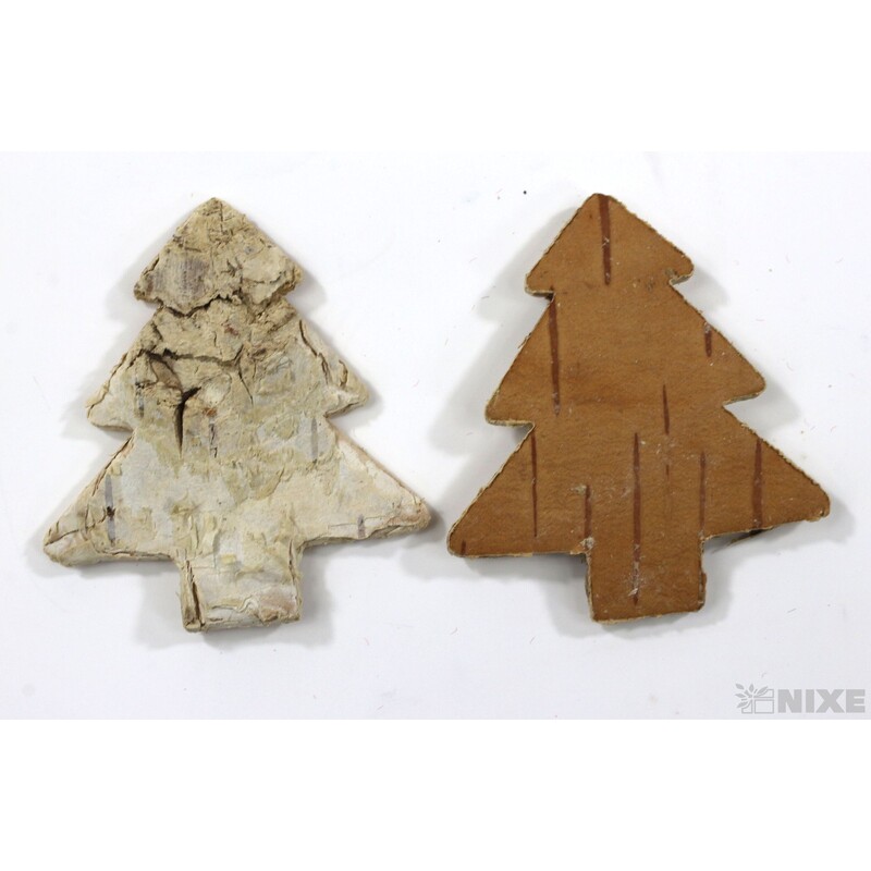 STROMEČEK BŘÍZA 4,5cm 36ks*PŘÍRODNÍ