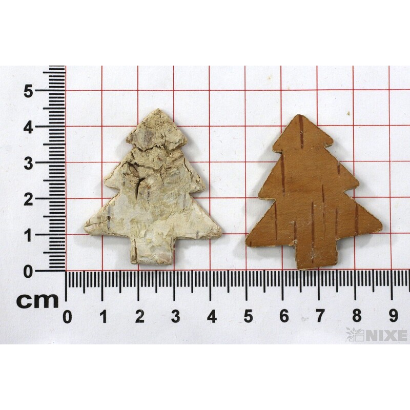 STROMEČEK BŘÍZA 4,5cm 36ks*PŘÍRODNÍ