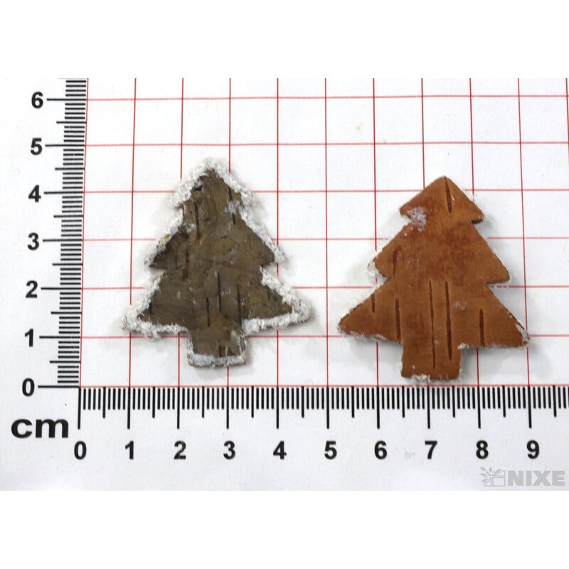 STROMEČEK BŘÍZA 4,5cm 36ks*PŘÍRODNÍ