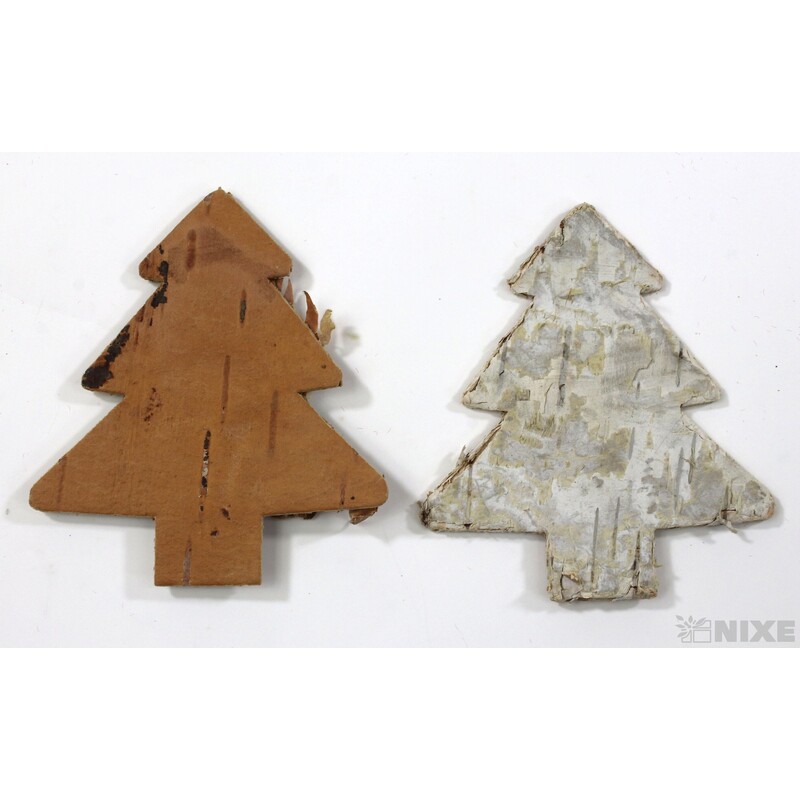 STROMEČEK BŘÍZA 6cm 18ks*PŘÍRODNÍ