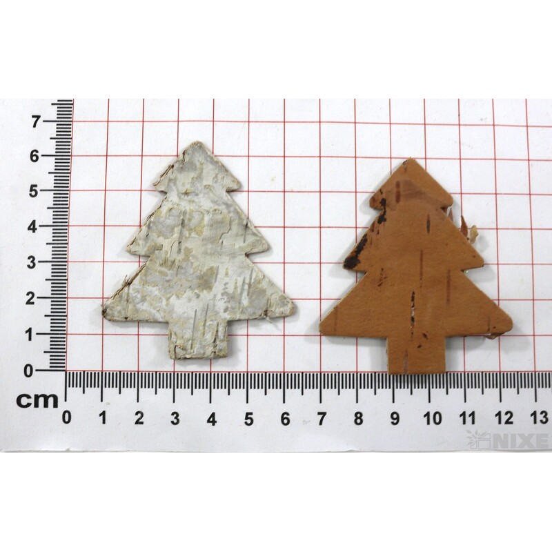 STROMEČEK BŘÍZA 6cm 18ks*PŘÍRODNÍ