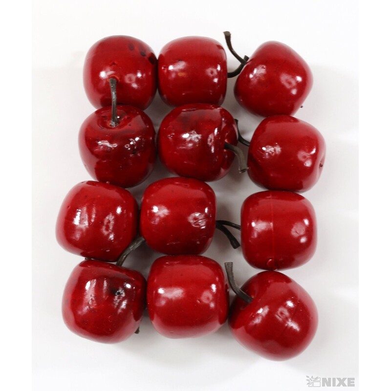 JABLÍČKA 3,5cm 12ks*ČERVENÁ