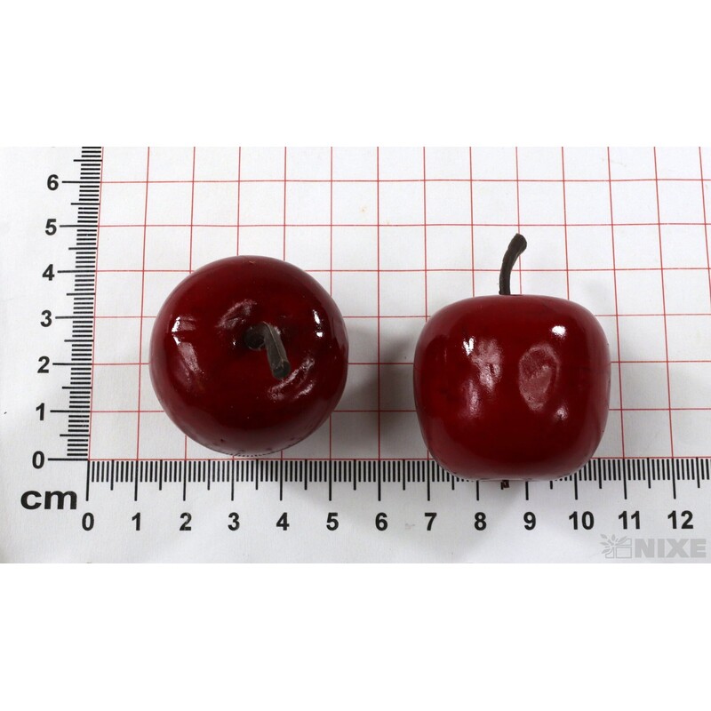 JABLÍČKA 3,5cm 12ks*ČERVENÁ