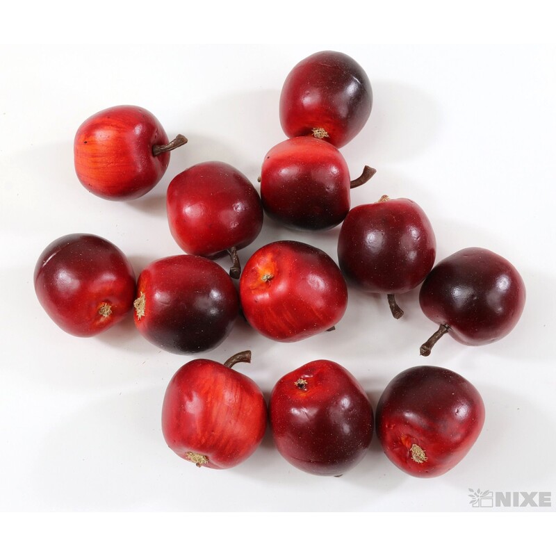 JABLÍČKA 3,5cm 12ks*ČERVENÁ