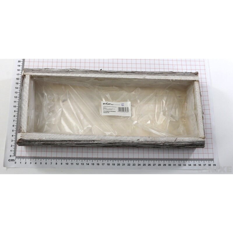 OBAL KŮRA OBDÉLNÍK 32x11x5cm*BÍLÁ