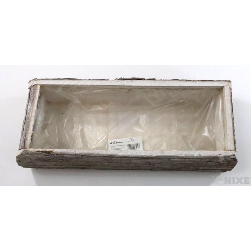 OBAL KŮRA OBDÉLNÍK 30x11x8cm*BÍLÁ