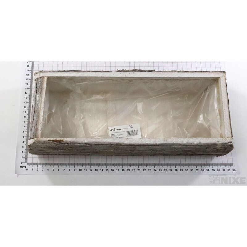 OBAL KŮRA OBDÉLNÍK 30x11x8cm*BÍLÁ