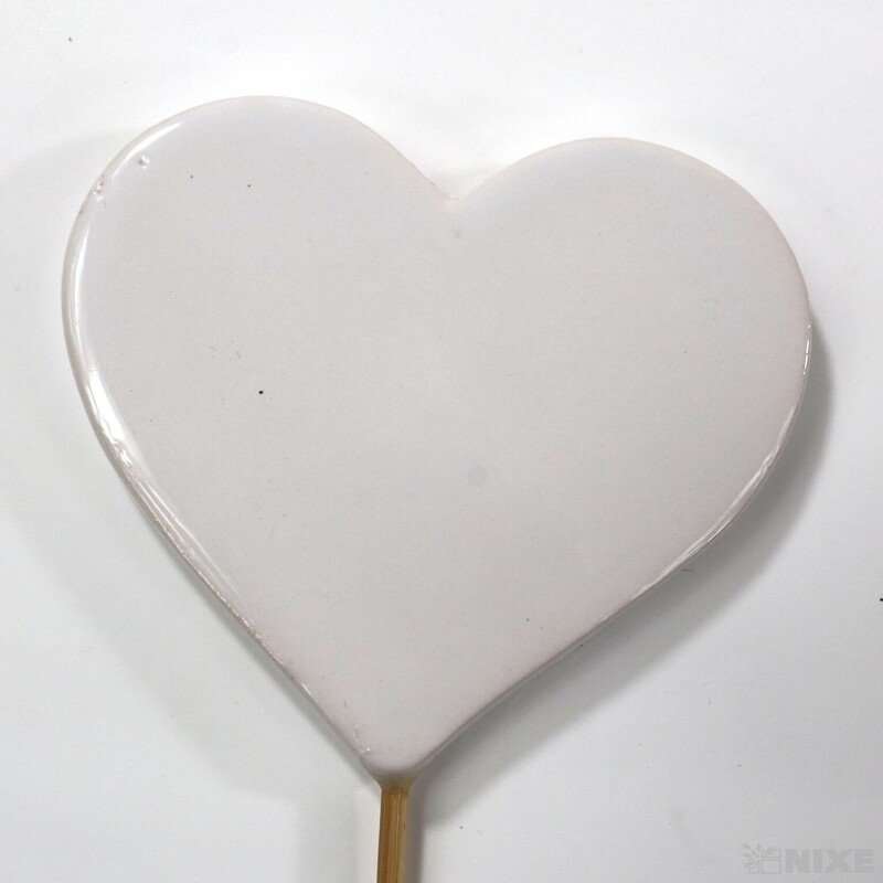 ZÁPICH SRDCE KERAMIKA 8x7x21cm*BÍLÁ