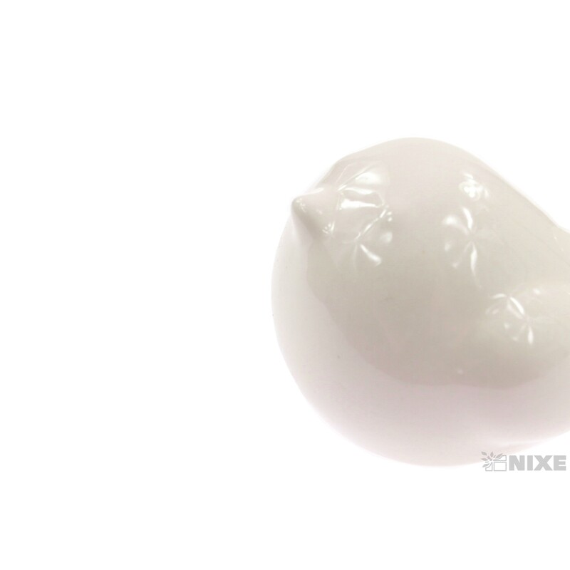 PTÁČEK KERAMIKA 8x5cm*BÍLÁ