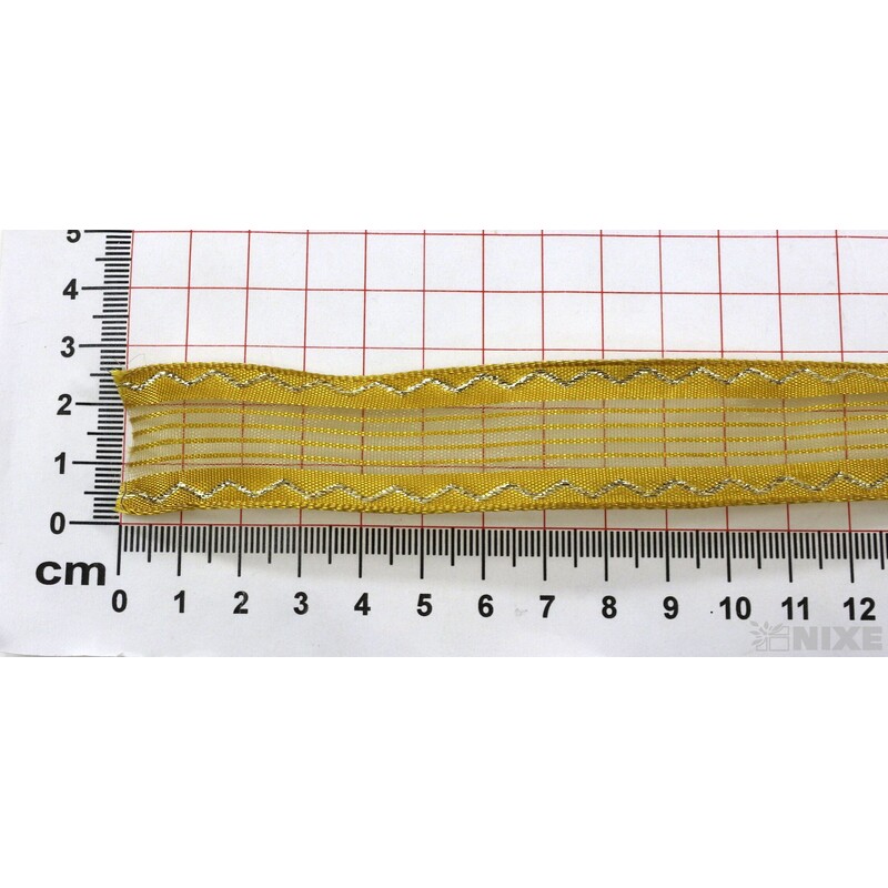PLÁTNOVÁ STUHA DR 25mmx25m*ZLATÁ 453001