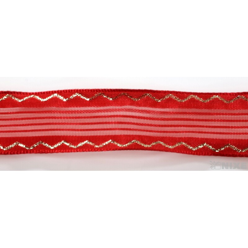 PLÁTNOVÁ STUHA DR 25mmx25m*ČERVENÁ 453002