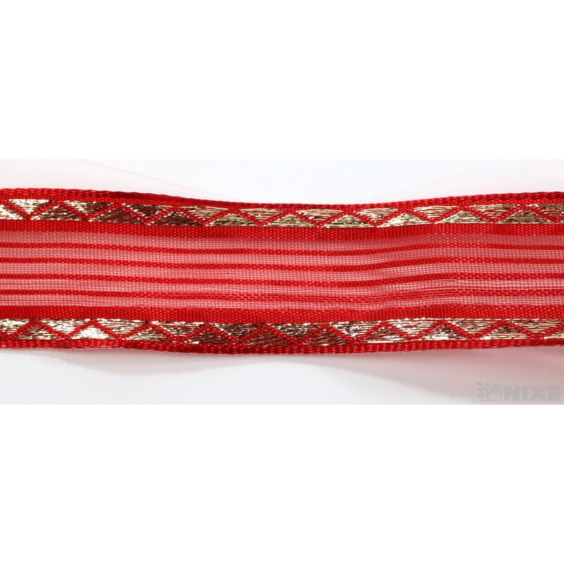 PLÁTNOVÁ STUHA DR 25mmx25m*ČERVENÁ 453002