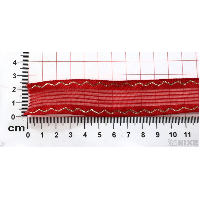 PLÁTNOVÁ STUHA DR 25mmx25m*ČERVENÁ 453002