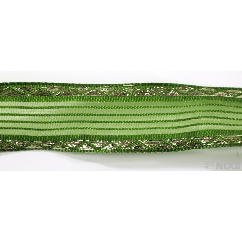 PLÁTNOVÁ STUHA DR 25mmx25m*ZELENÁ 453003