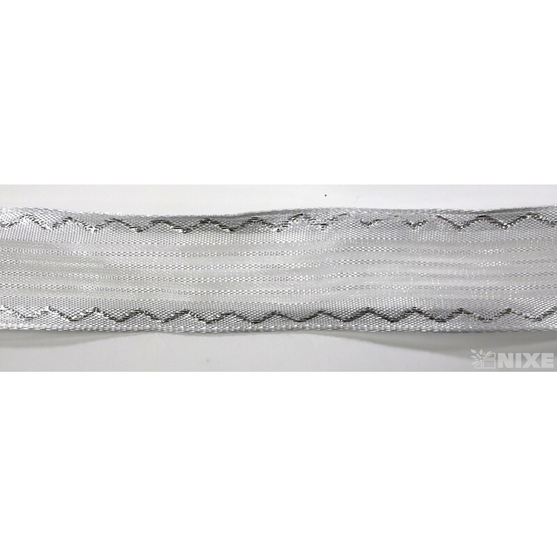 PLÁTNOVÁ STUHA DR 25mmx25m*STŘÍBRNÁ 453004
