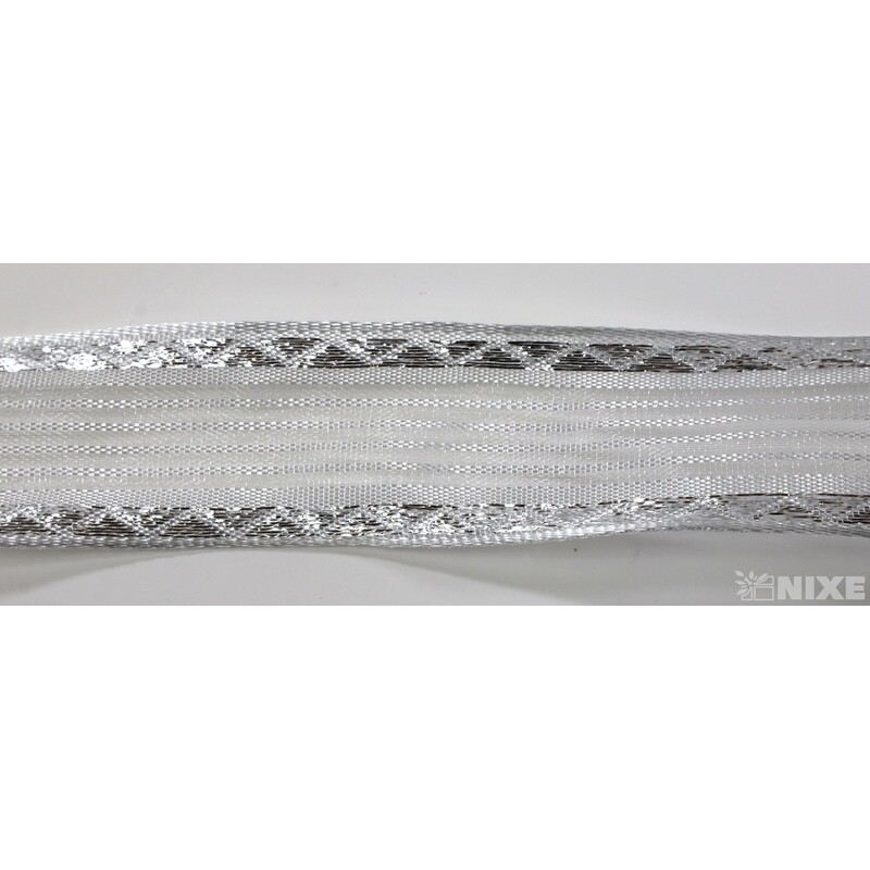 PLÁTNOVÁ STUHA DR 25mmx25m*STŘÍBRNÁ 453004