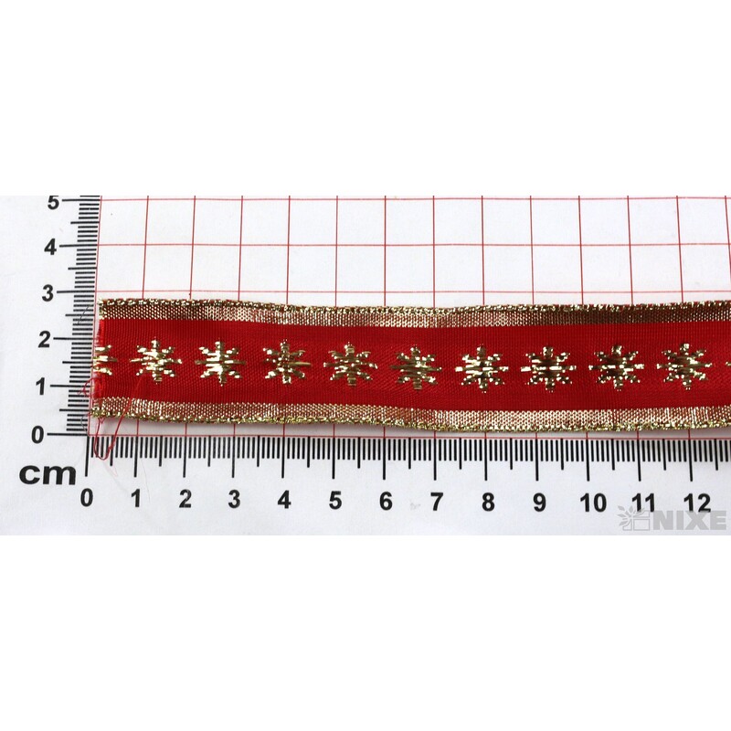 PLÁTNOVÁ STUHA DR 25mmx25m*ČERVENÁ 451501