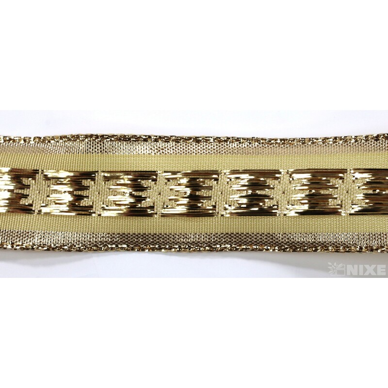 PLÁTNOVÁ STUHA DR 25mmx25m*ZLATÁ 451505